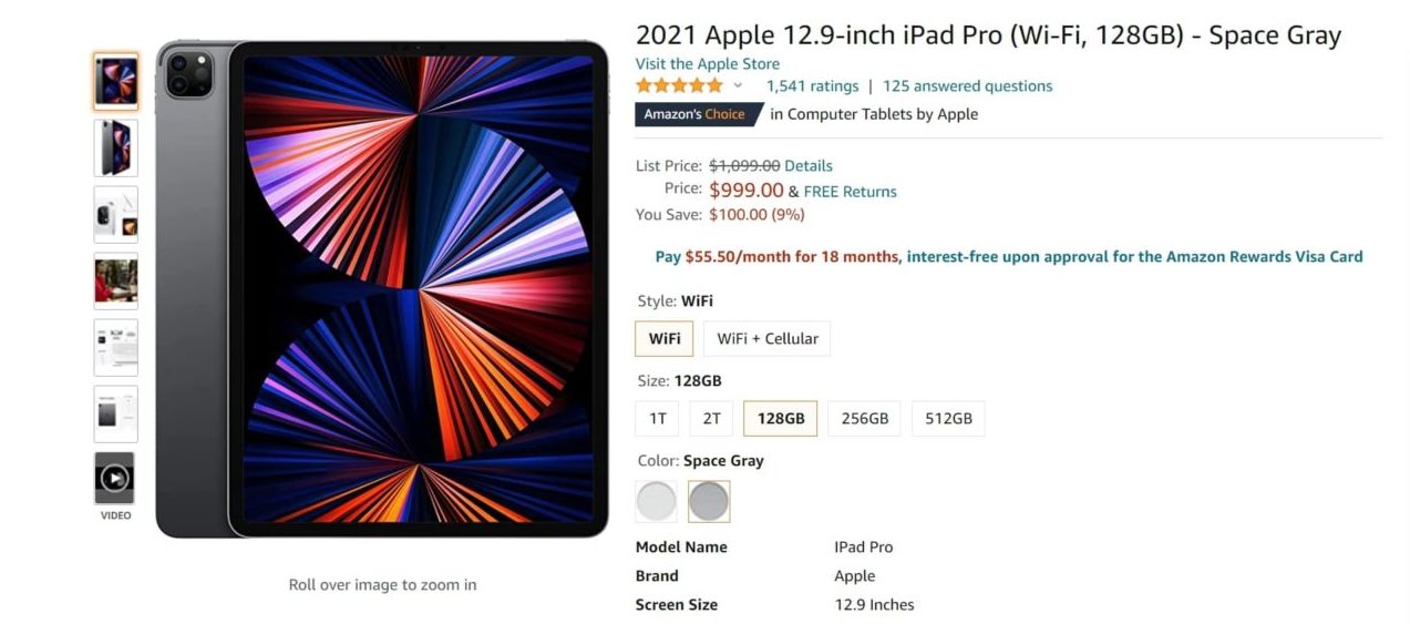 Apple iPad Pro Amazon Deal