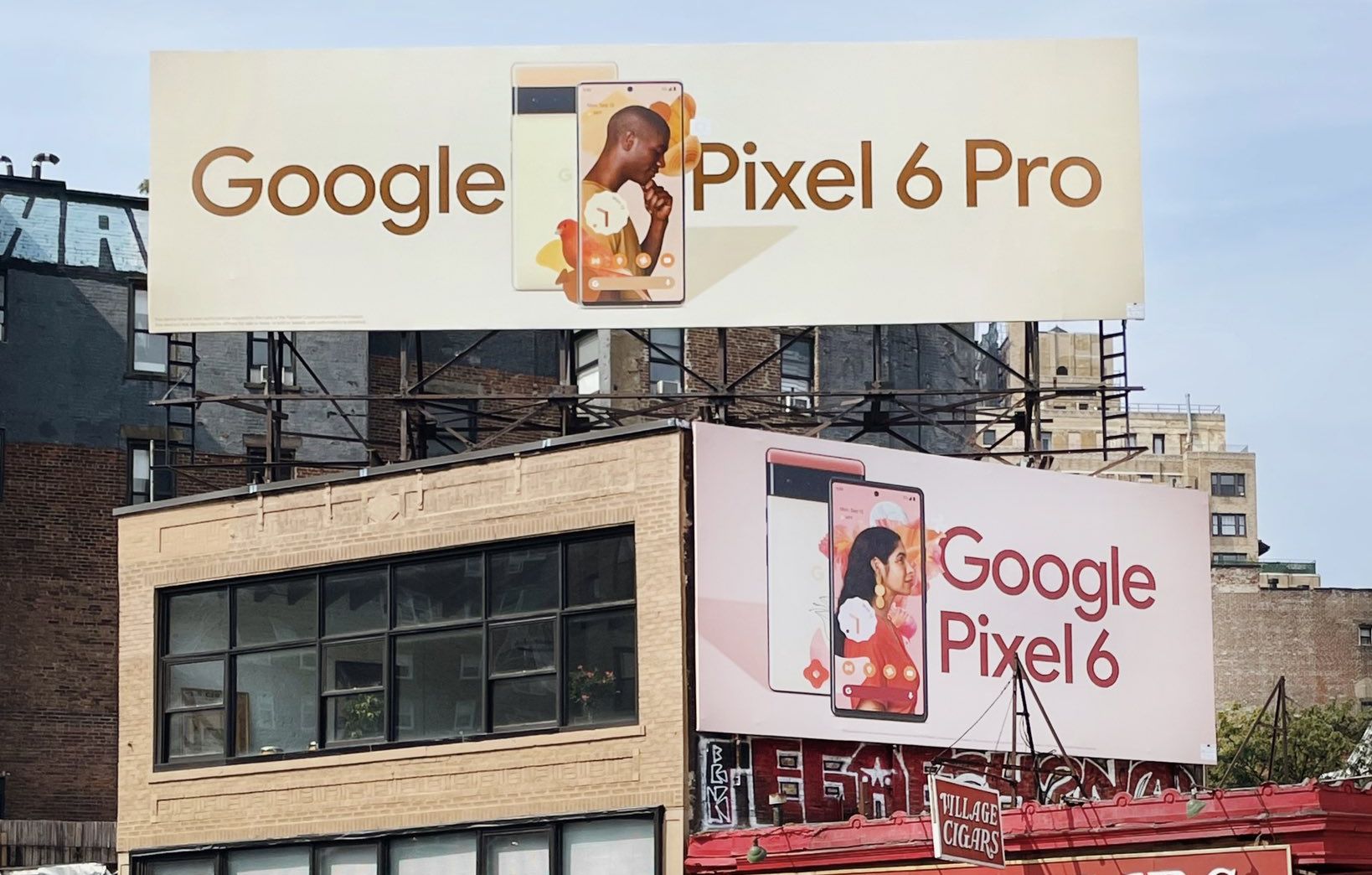 Pixel 6 pro billboards