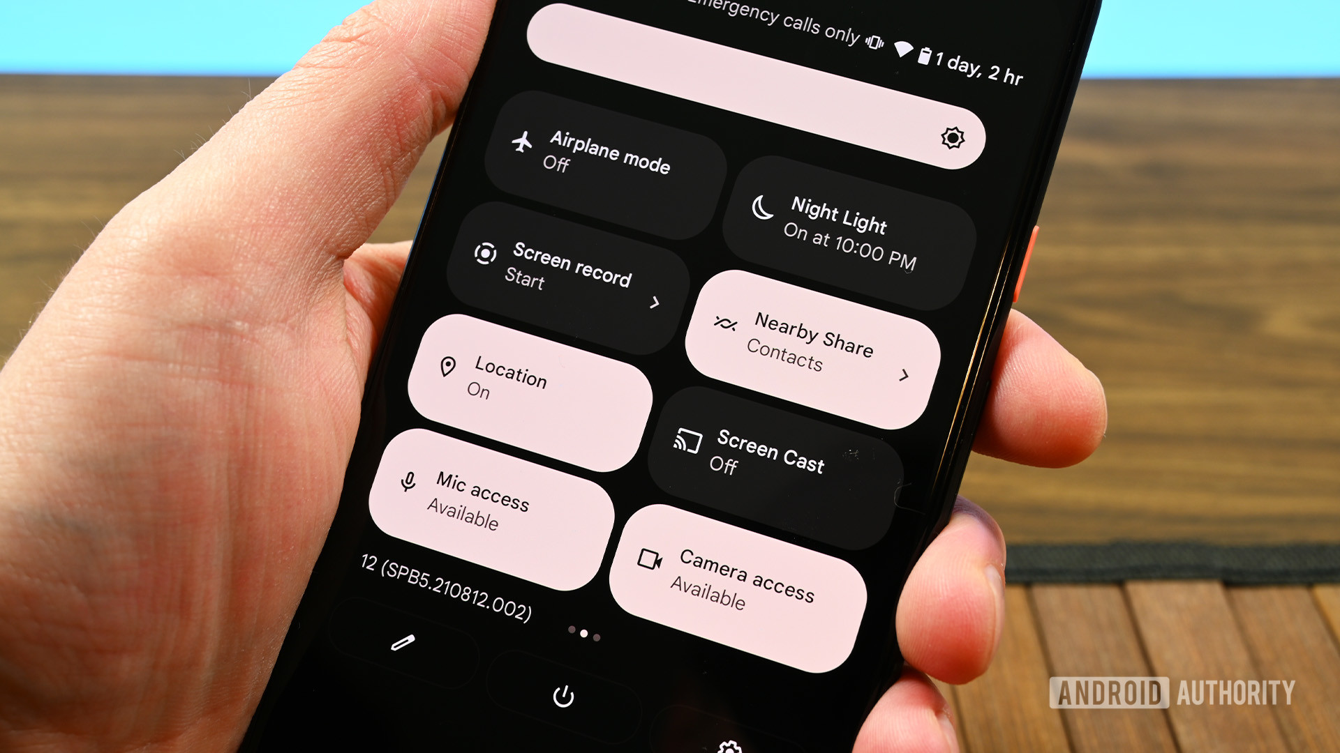 Android 12 Quick Settings Toggles