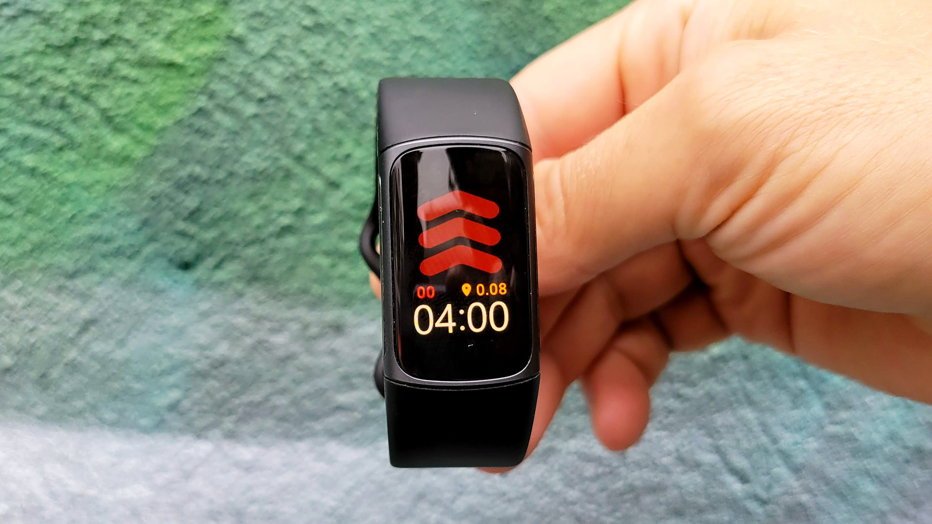 Fitbit Charge 5 Review In Hand with Color