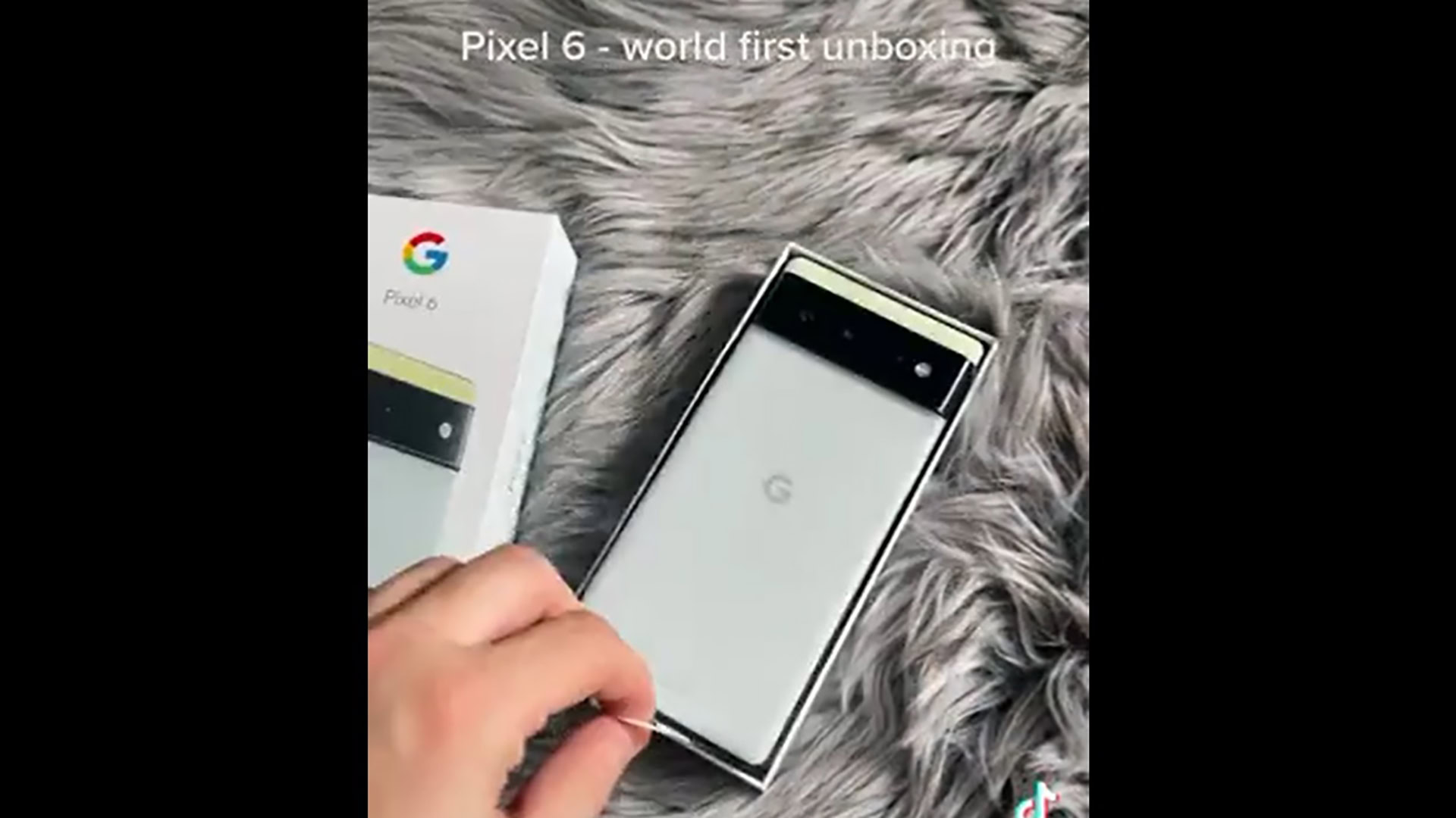 Fuite de déballage de Google Pixel 6