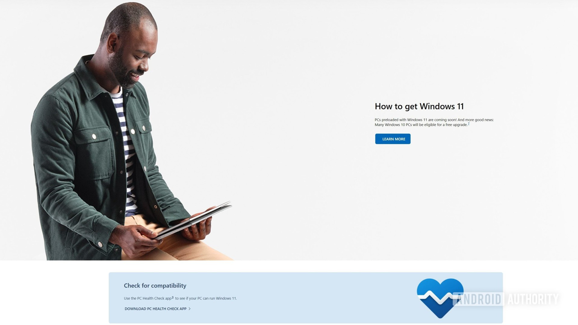Windows 11 official website