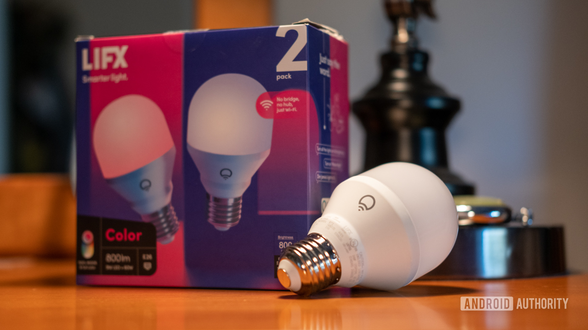 lifx smarter light bulb with packaging