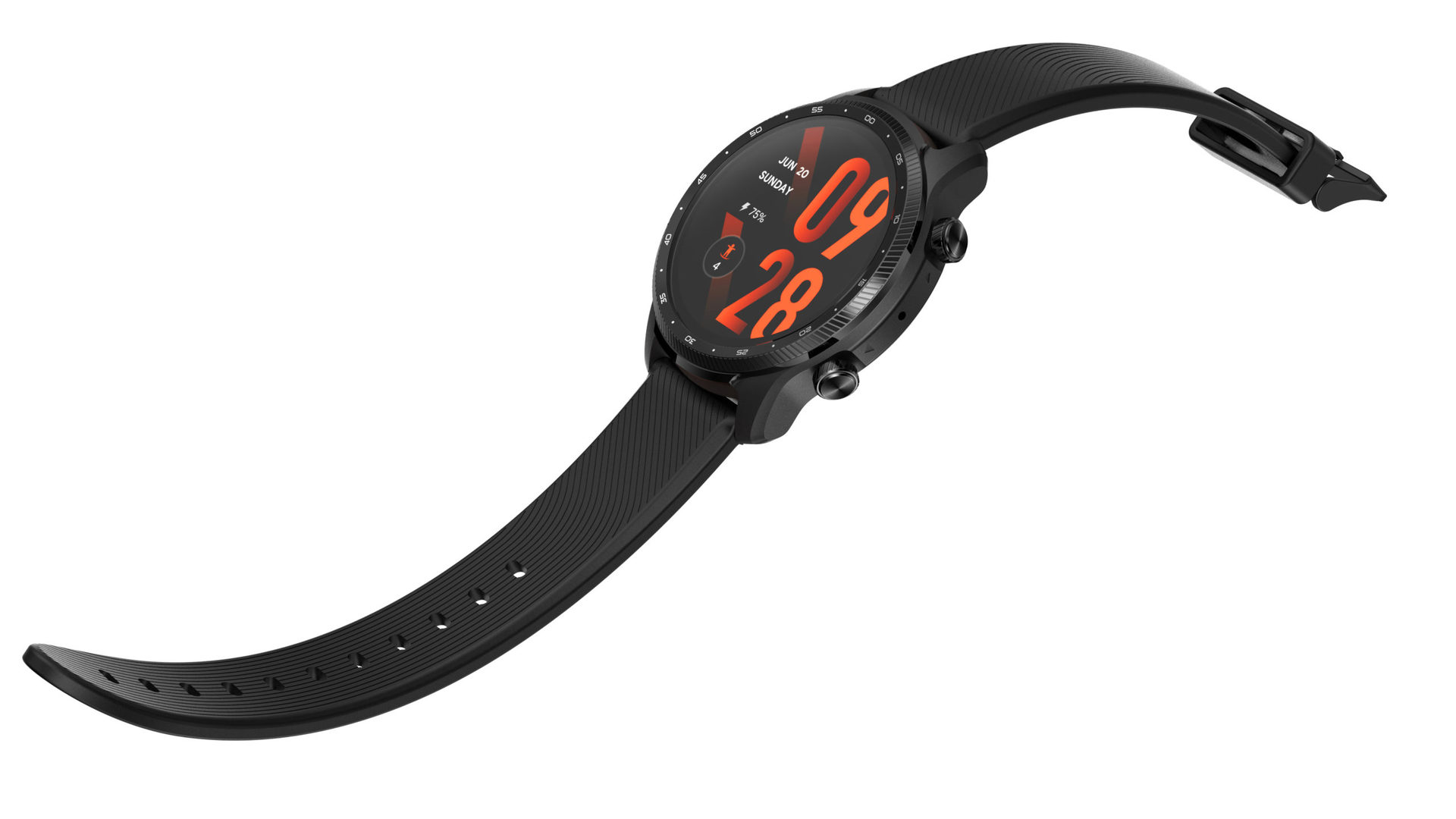 a press render of the mobvoi ticwatch pro 3 ultra