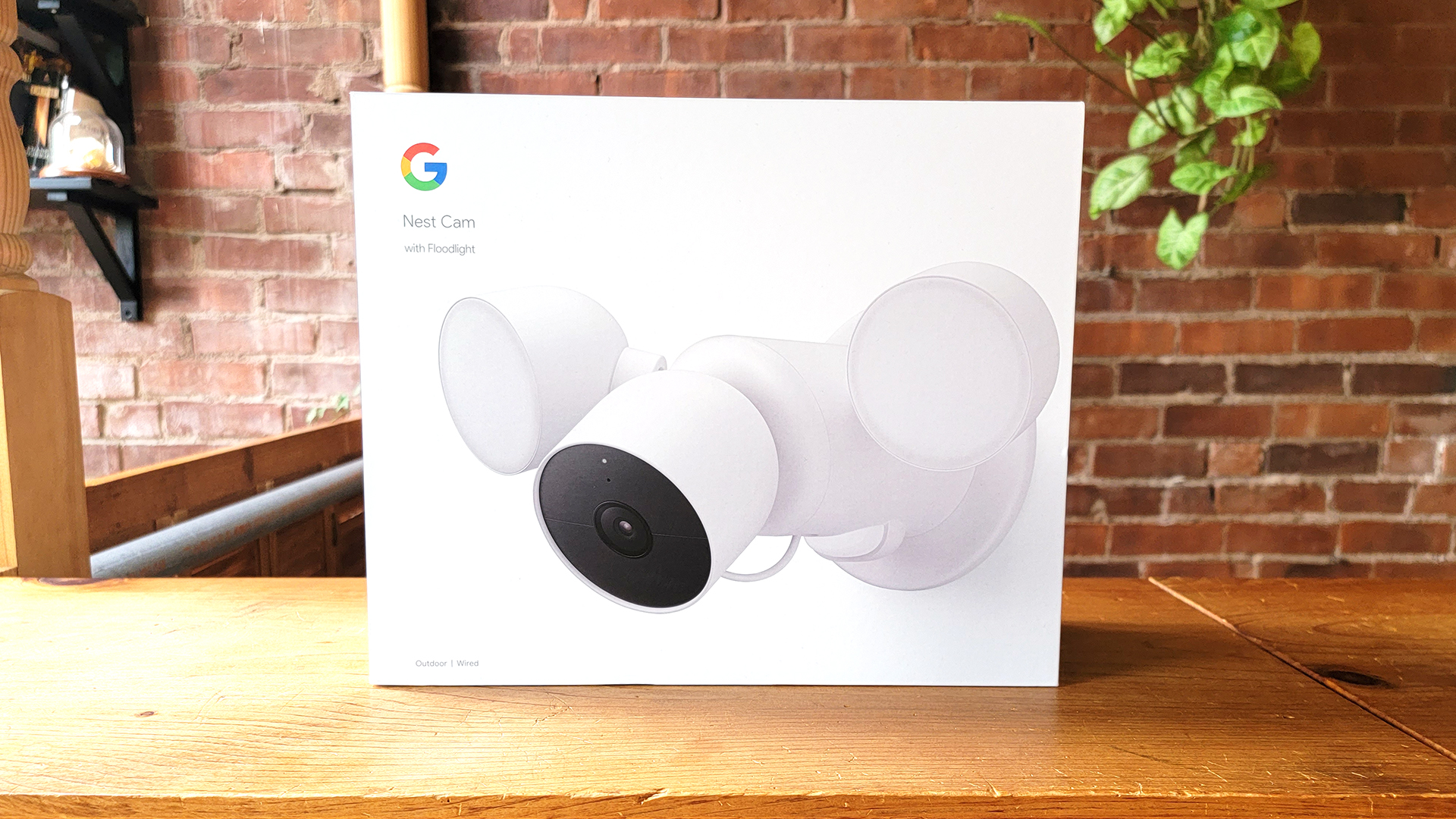 Google Nest Cam with Floodlight Retail Box