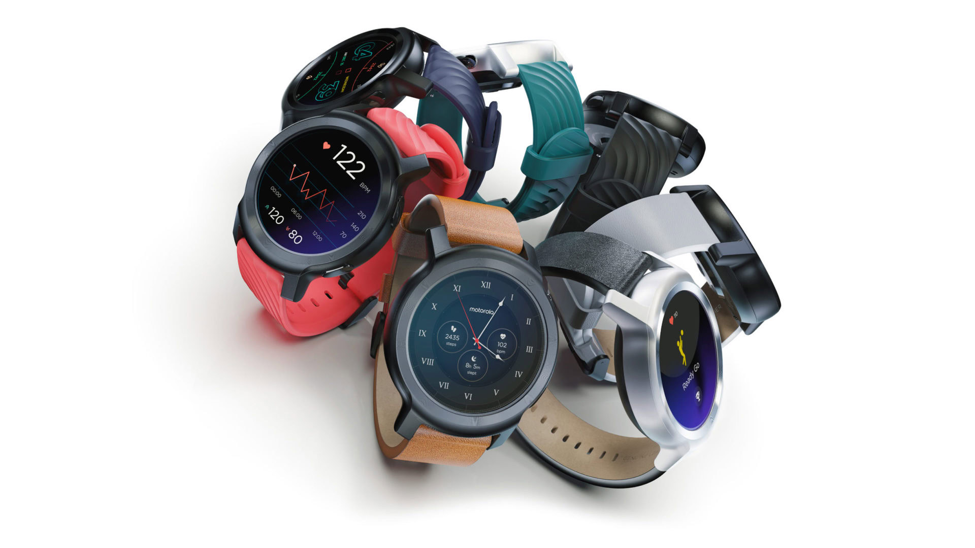 Montre connectée Motorola Moto Watch 100 tous les styles de couleurs