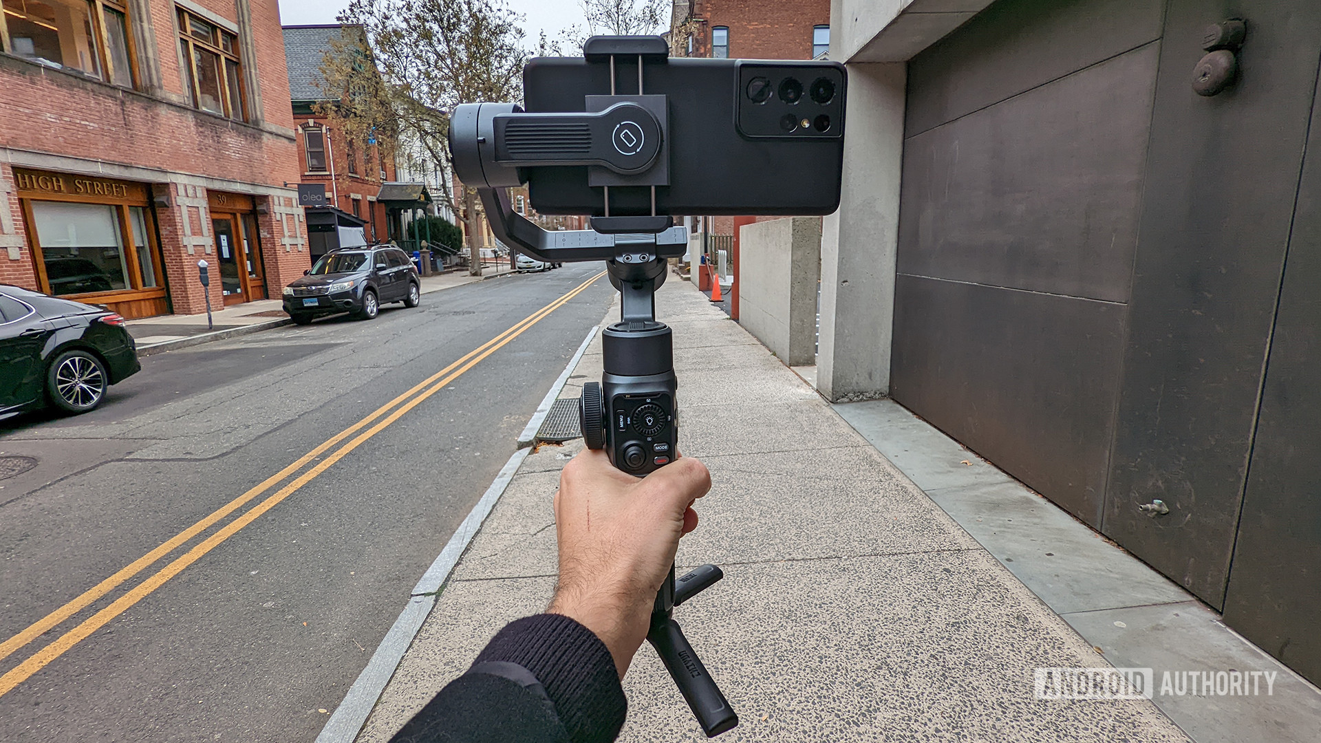 Zhiyun Smooth 5 Review With Smartphone Outside In Hand