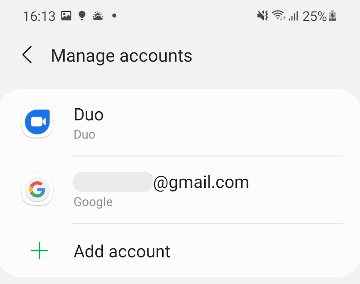 manage google accounts