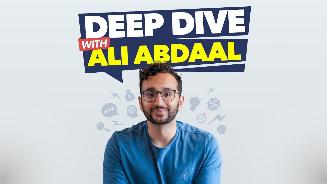 Deep Dive avec Ali Abdaal nouveau podcast 2021