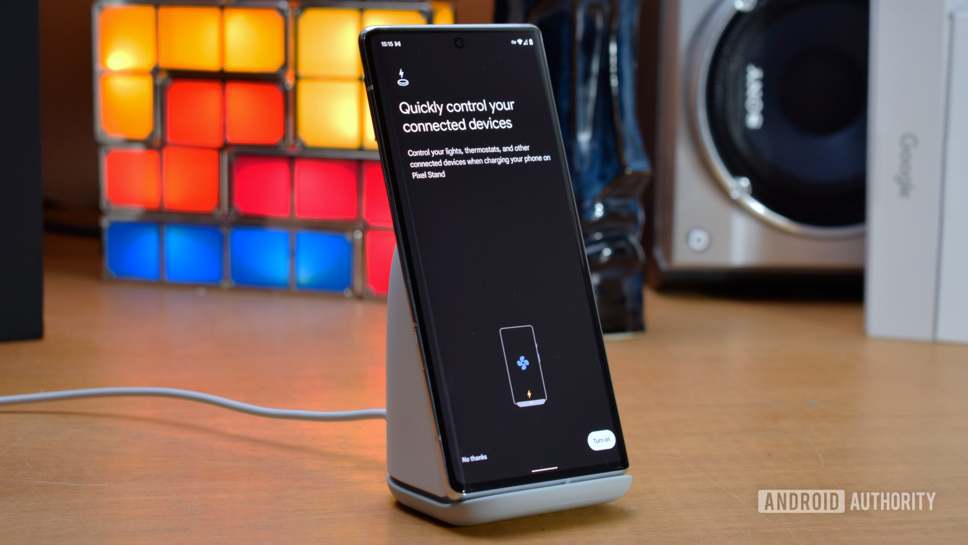 Google Pixel 6 wireless charging Assistant setup screen
