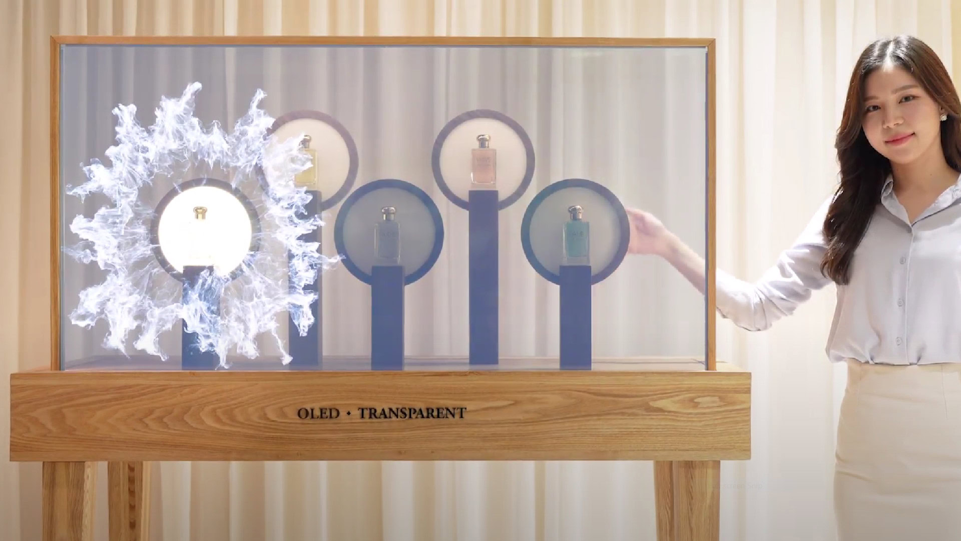LG Display Transparent OLED concept