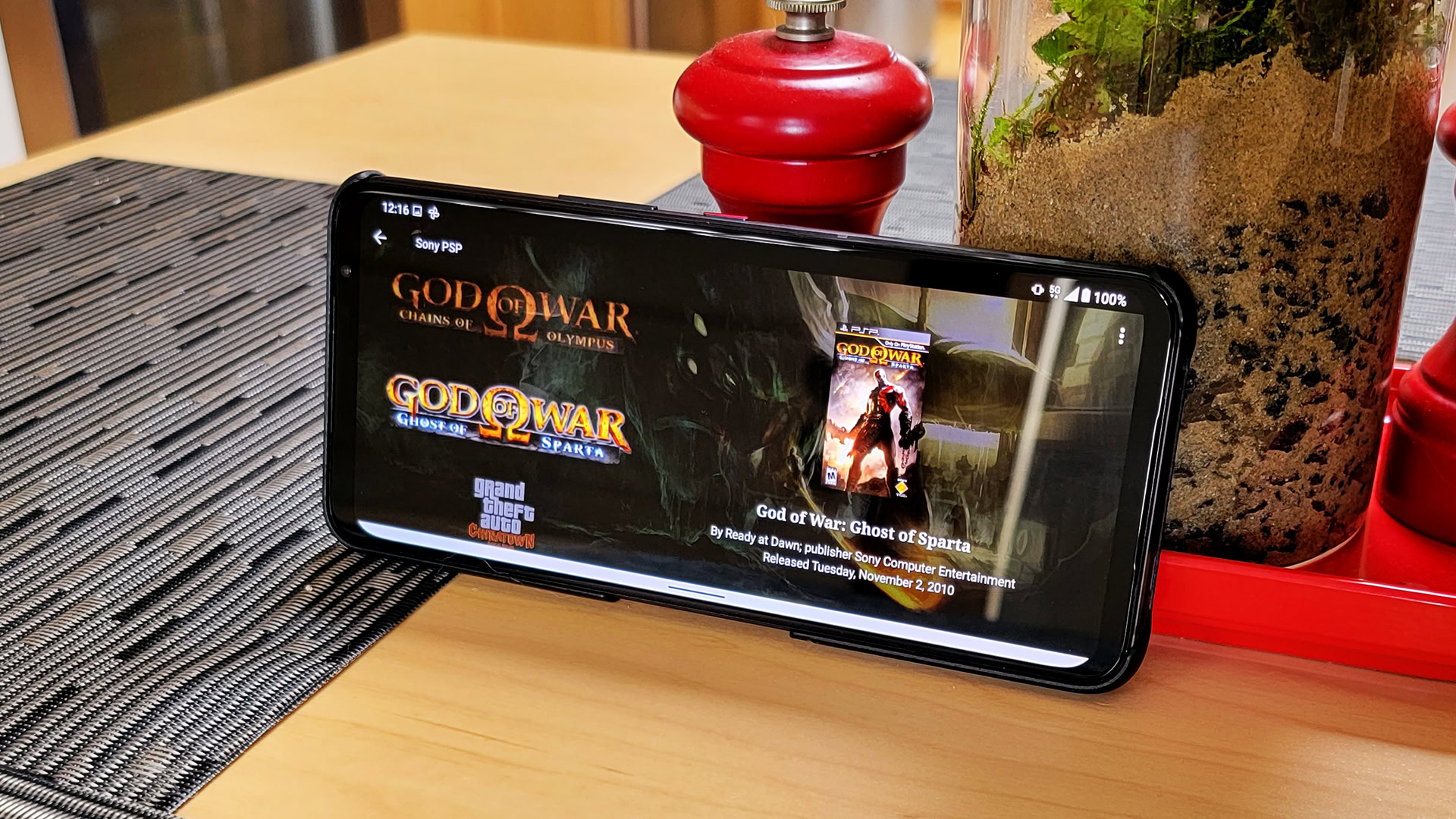 Launchbox for Android Game Selection God of War