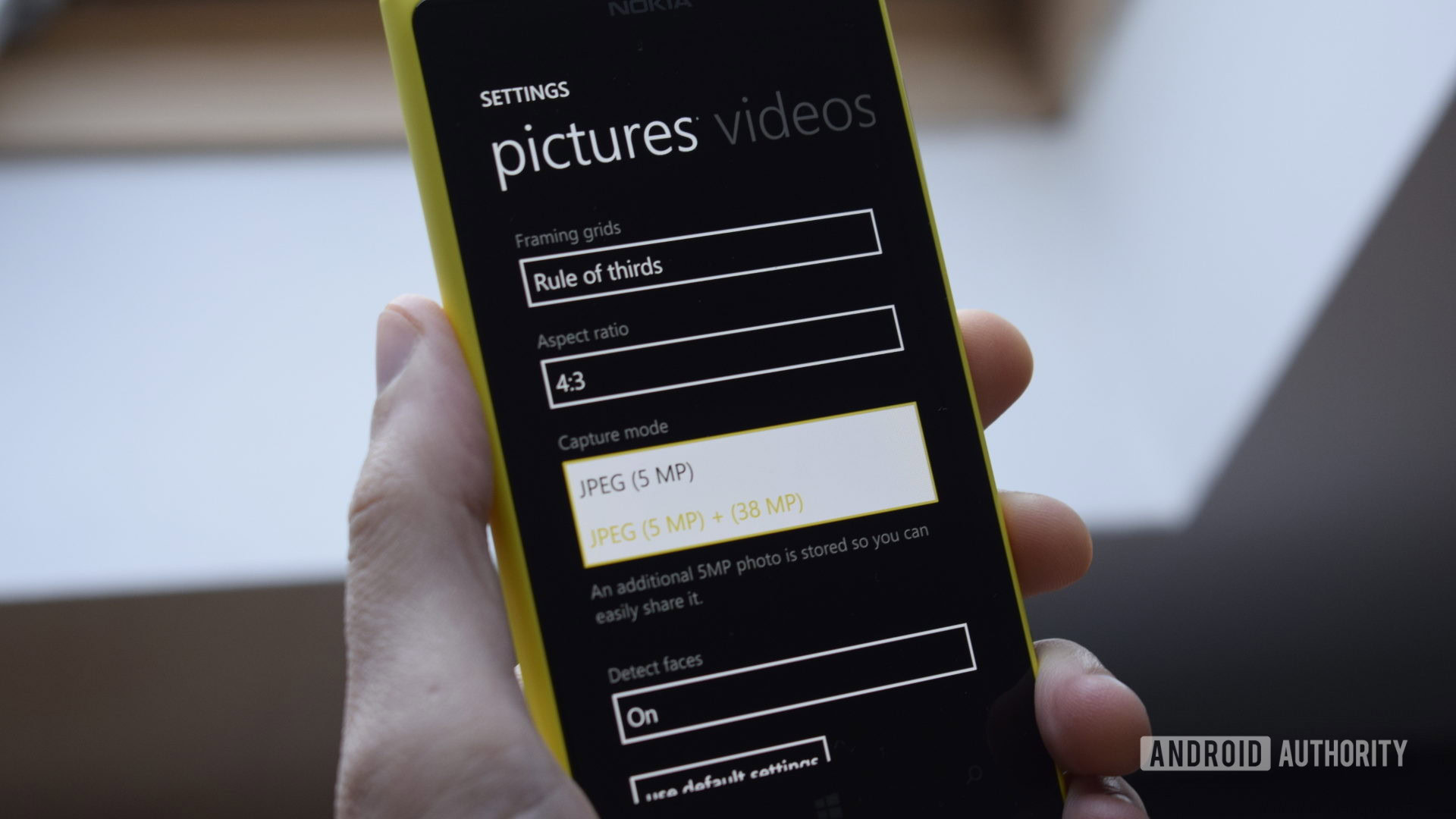 Lumia 1020 simultaneous capture option