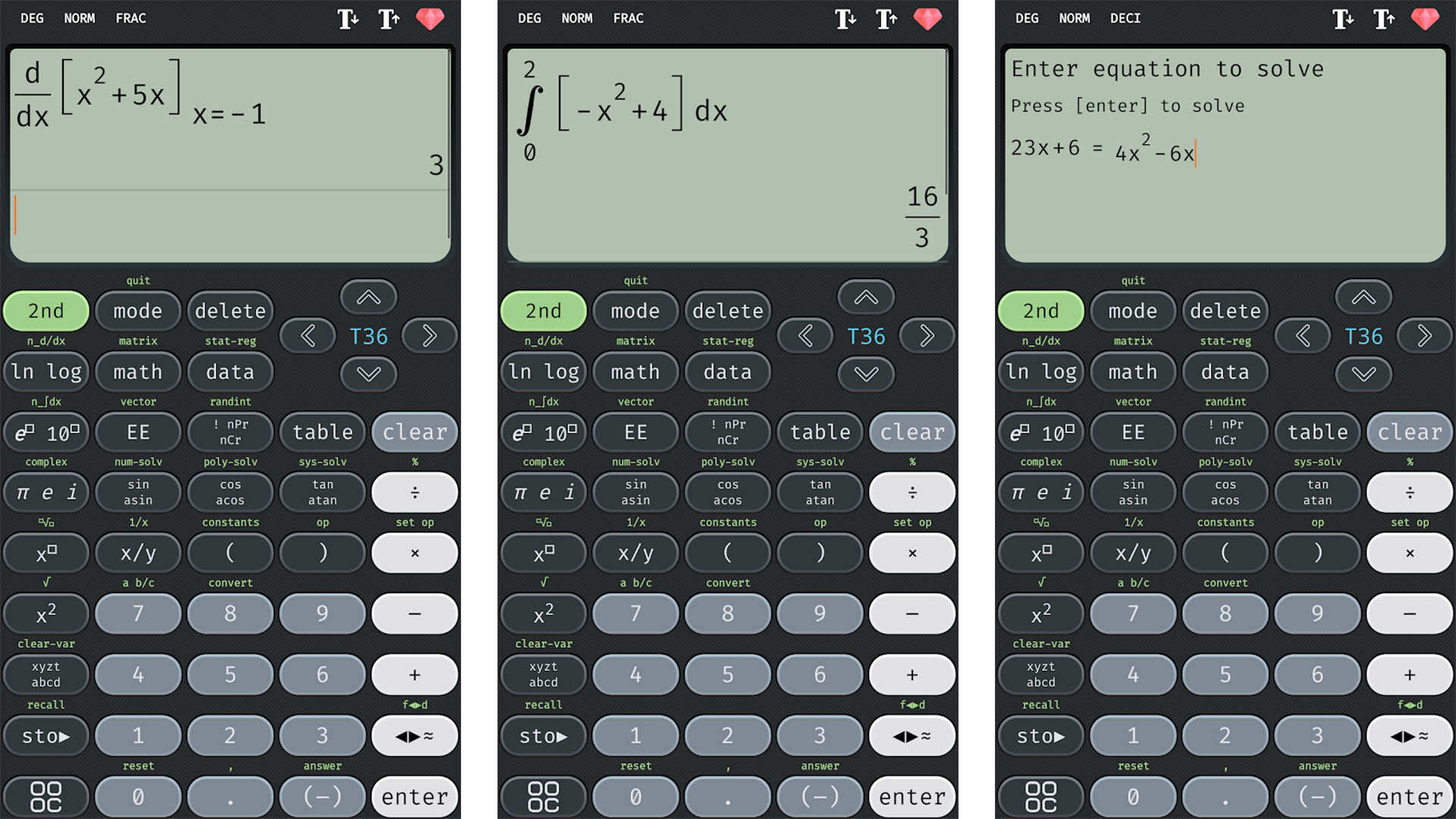 Scientific Calculator 36 Plus screenshot