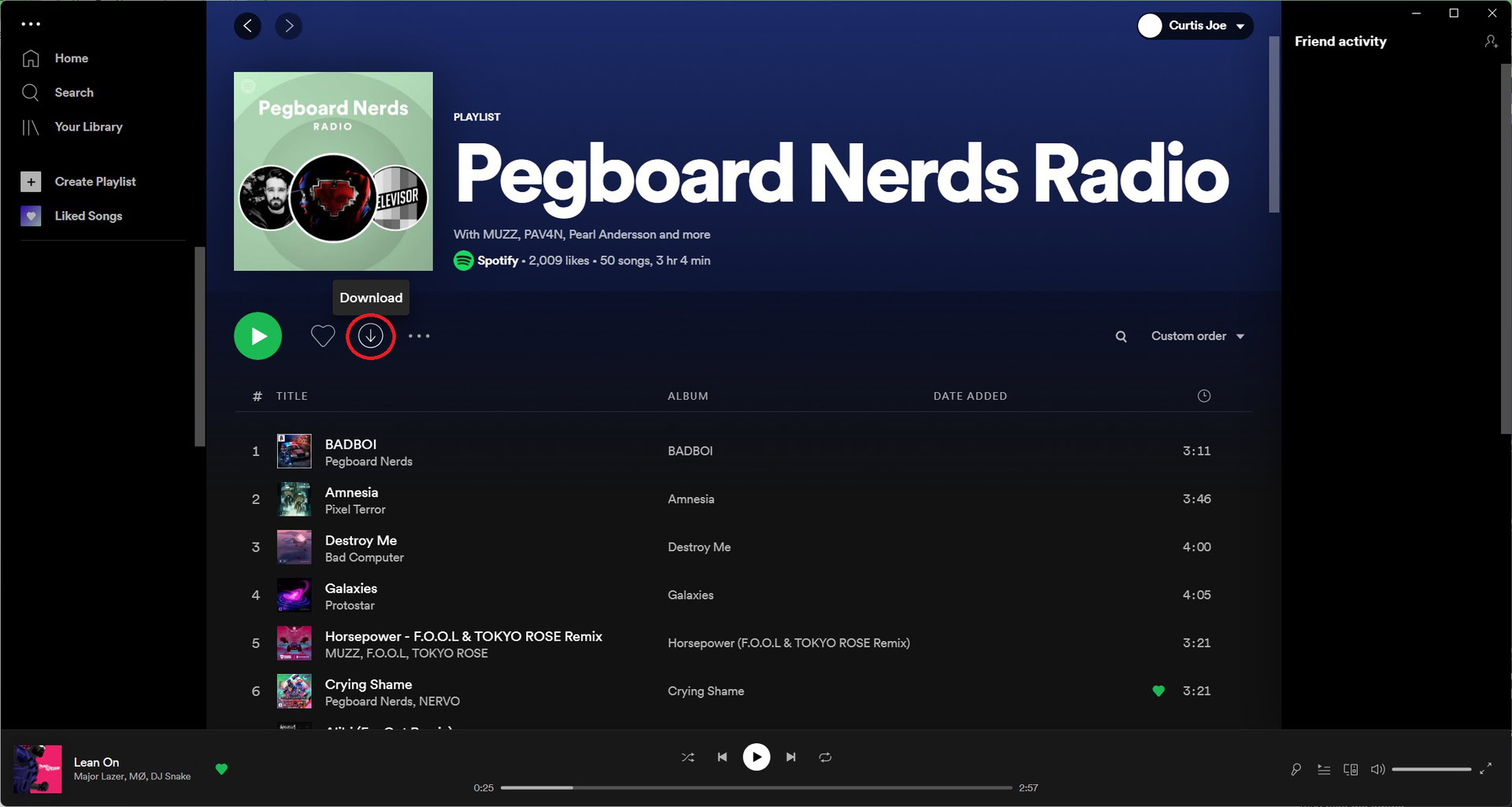 Spotify download radio desktop 1