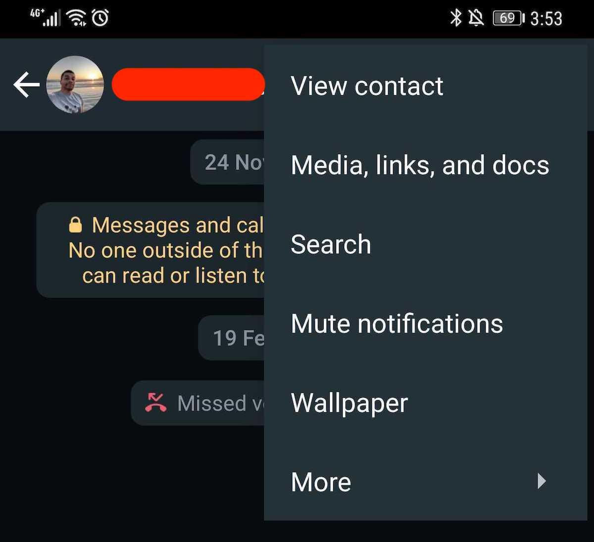 Android WhatsApp changer le fond d'écran