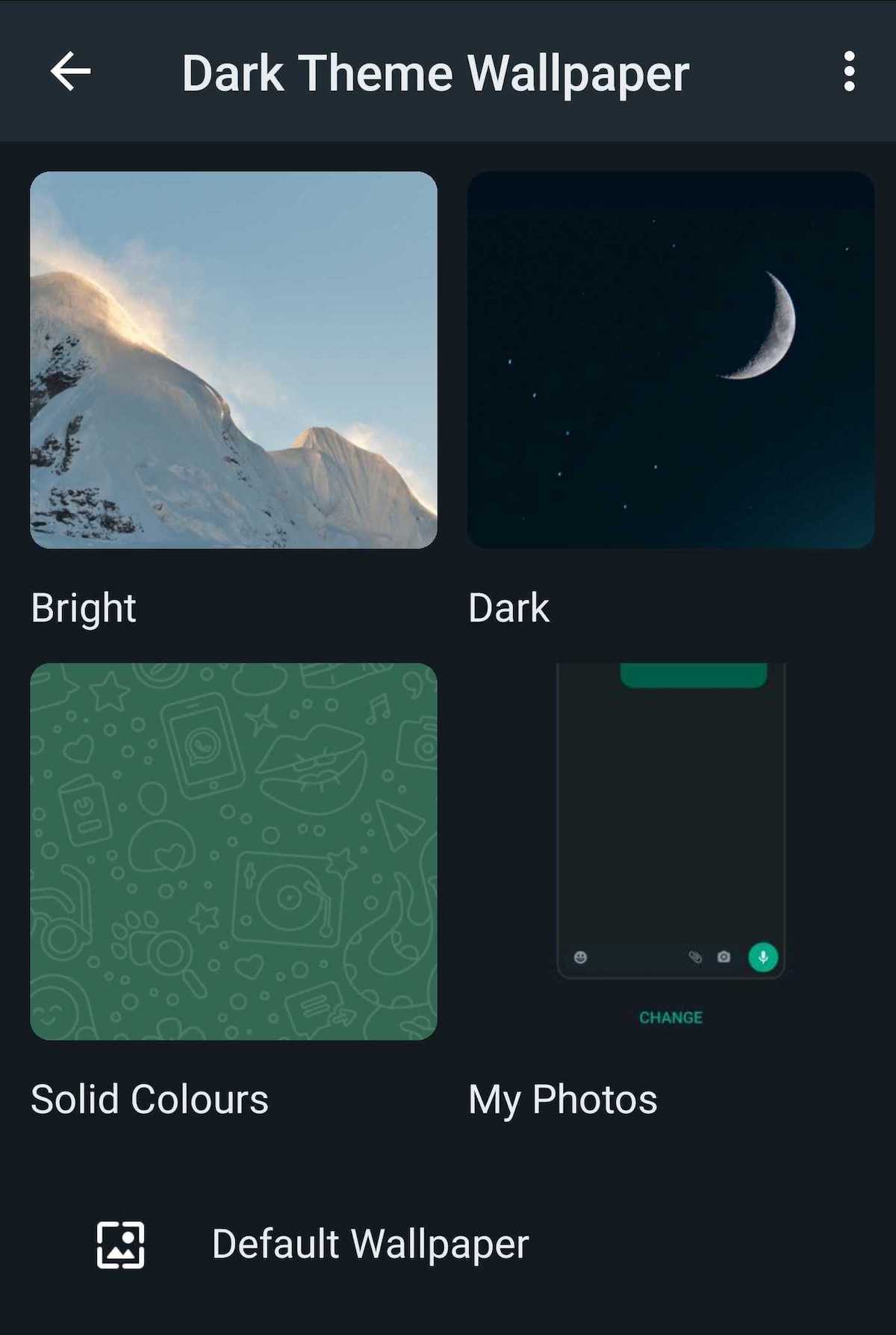 android whatsapp elegir fondo de pantalla