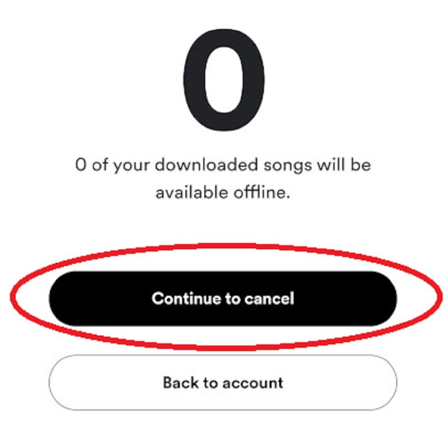 annuler Spotify mobile 4