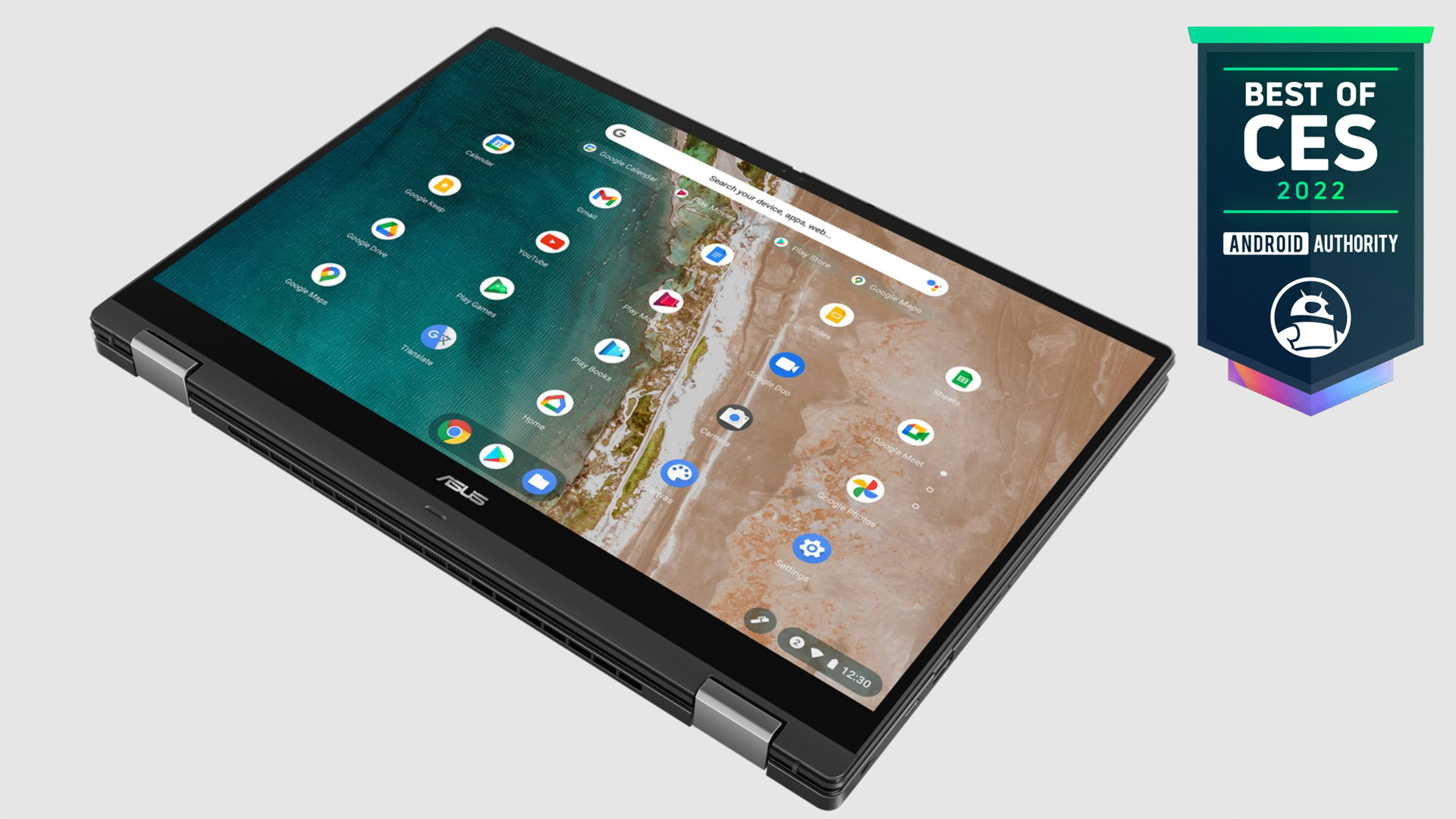 Asus Chromebook Flip CX5 Android Authority Best of CES 2022 Award winner