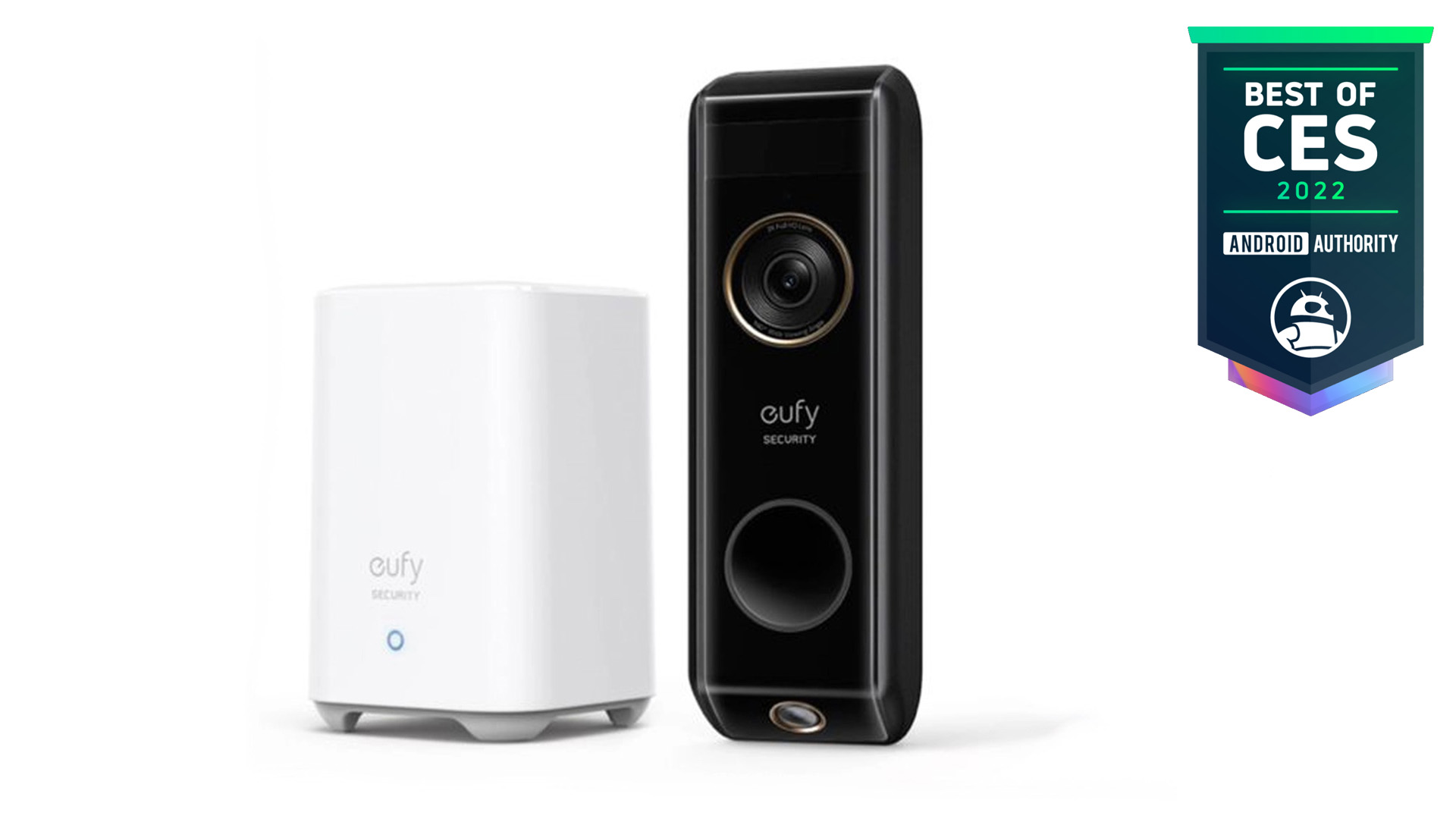 Eufy Security Video Doorbell Dual Android Authority Best of CES 2022 Award winner