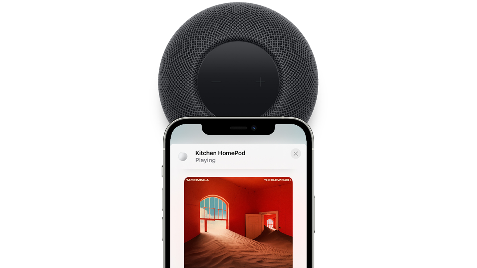 Transférer de l'audio entre un iPhone et un HomePod mini