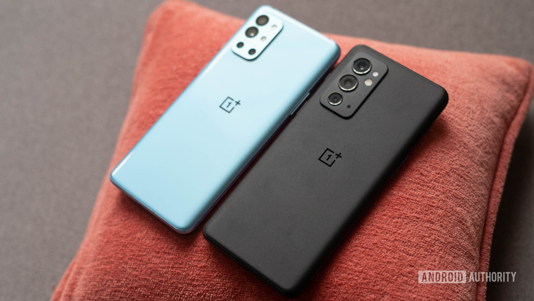 OnePlus 9RT placed next to the OnePlus 9