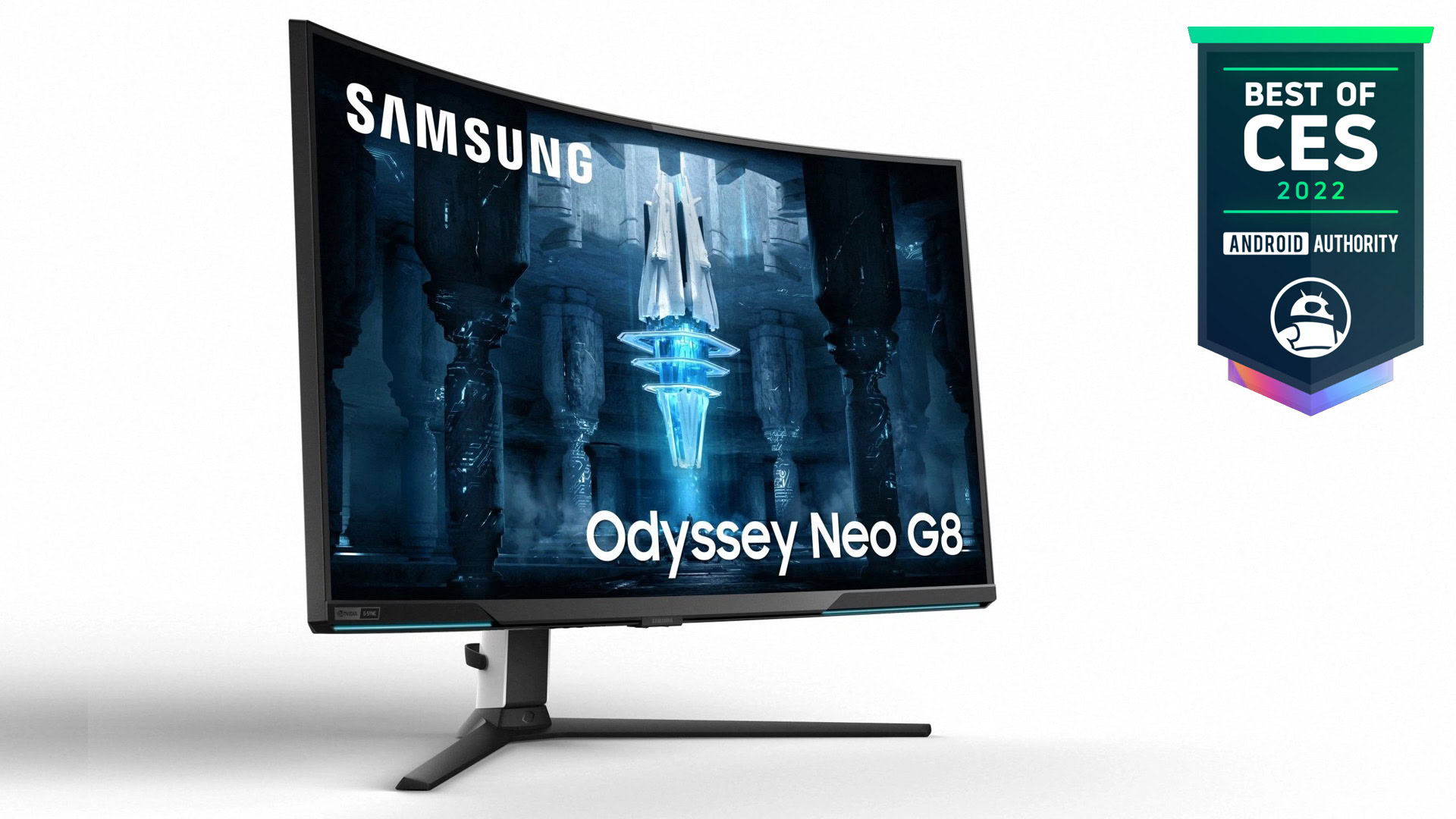 Samsung Odyssey Neo G8 Android Authority Best of CES 2022 Award winner