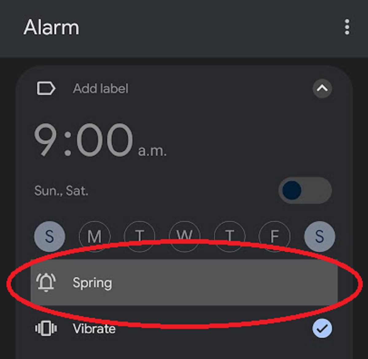 Configurar la alarma de Spotify para Android 1