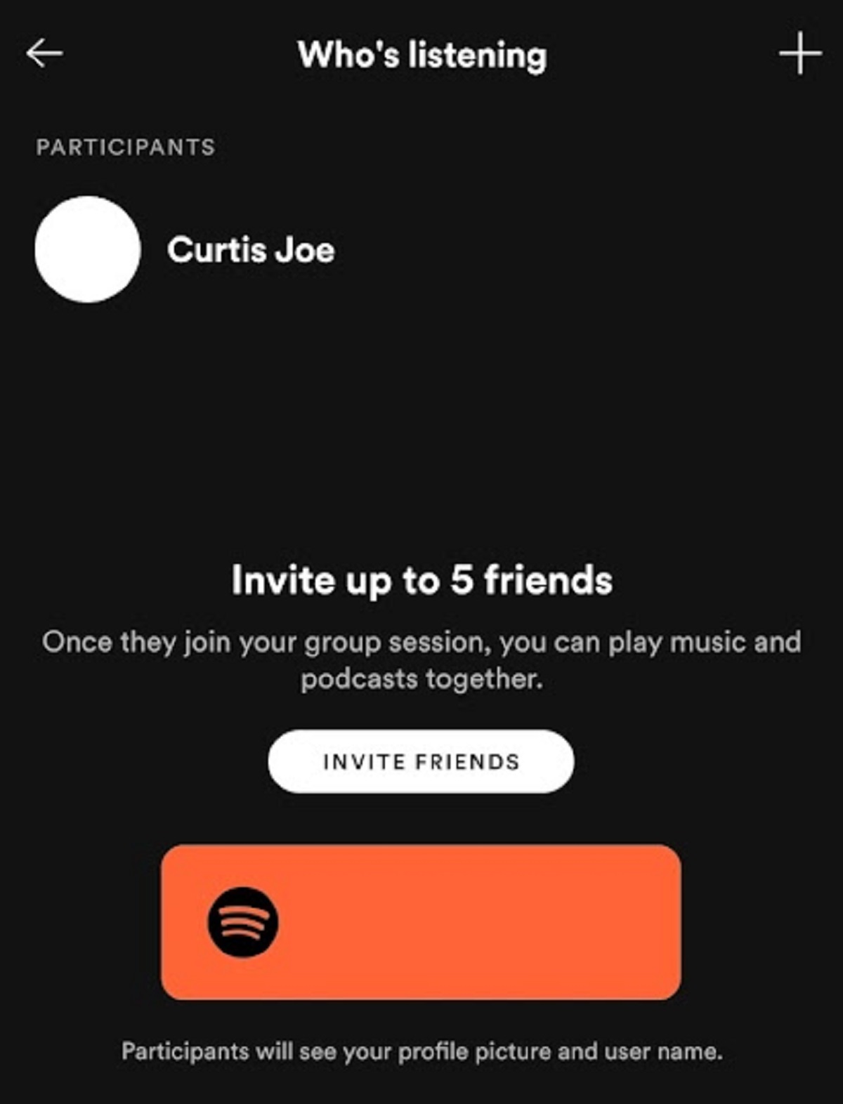 group session spotify screenshot 3