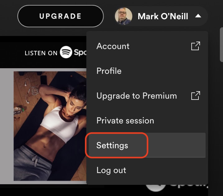 spotify desktop settings mac