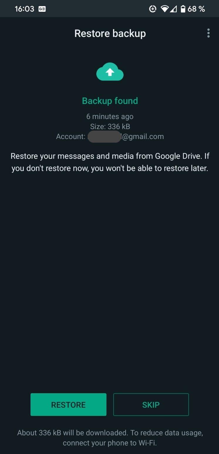 archive WhatsApp android gdrive détectée1