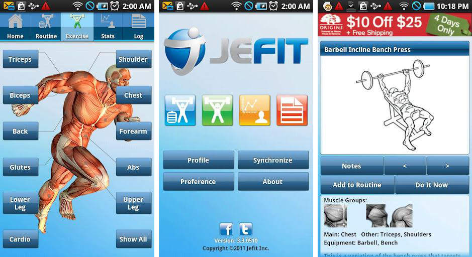 Set 2D Flat Use The Mobile App To Track Your Workouts 